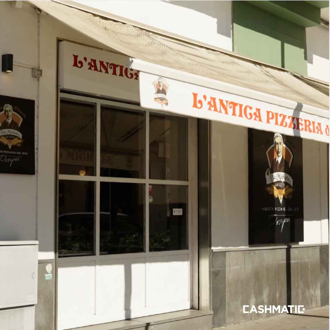Pizzeria da Michele in Pompeii chooses the Cashmatic automatic cash register